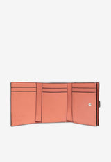 Loewe Grained Leather Tri-Fold Wallet Beige C660TR2X03 0-LIGHT OAT HONEY