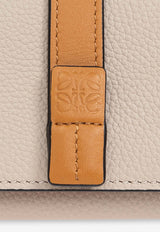 Loewe Grained Leather Tri-Fold Wallet Beige C660TR2X03 0-LIGHT OAT HONEY