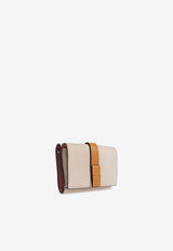 Loewe Grained Leather Tri-Fold Wallet Beige C660TR2X03 0-LIGHT OAT HONEY