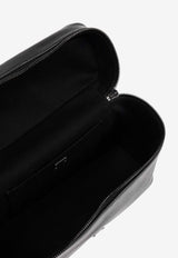 Dolce & Gabbana Logo Plaque Leather Vanity Bag Black BT3339 AV956-80999
