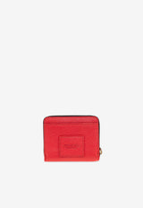Marc Jacobs Mini Leather Compact Wallet Red 2R3SMP044S10 0-617