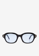 Tom Ford Logo Square Sunglasses Blue FT1147-D 0-5101V