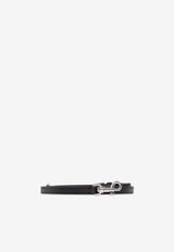 Dolce & Gabbana Logo Print Leather Pouch Bag Black BP3343 A6E48-80999