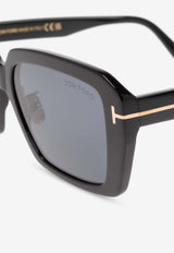 Tom Ford Full-Rim Square Sunglasses Gray FT1164-K 0-5401A