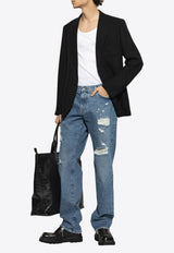 Dolce & Gabbana Tailored Wool Blazer Black G2TF4T FM2GU-N0000