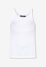 Dolce & Gabbana Embroidered DG Sleeveless T-shirt Black G8PA8Z G7N4G-W0800