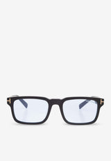 Tom Ford T Logo Square Sunglasses Blue FT1148-D 0-5302V