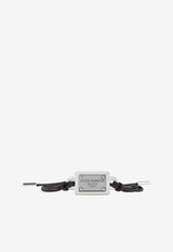 Dolce & Gabbana Logo Plaque Cord Bracelet Black WBP5T1 W1111-N0012