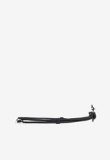 Dolce & Gabbana Logo Plaque Cord Bracelet Black WBP5T1 W1111-N0012