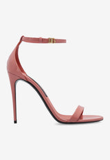 Dolce & Gabbana Keira 105 Polished Leather Sandals Pink CR1717 A1037-80405
