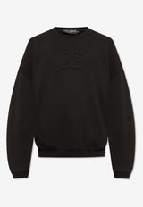 Dolce & Gabbana Embossed DG Logo Sweatshirt Black G9BIQZ G7O2S-N0000