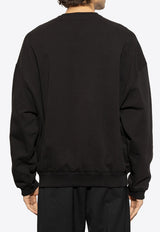 Dolce & Gabbana Embossed DG Logo Sweatshirt Black G9BIQZ G7O2S-N0000