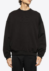Dolce & Gabbana Embossed DG Logo Sweatshirt Black G9BIQZ G7O2S-N0000