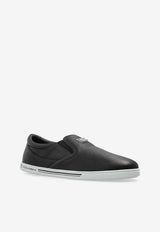 Dolce & Gabbana Saint Tropez Leather Sneakers Black CS2321 A8034-80999
