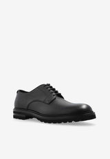 Dolce & Gabbana Leather Derby Shoes Black A10852 A9P45-80999