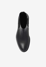 Dolce & Gabbana Leather Chelsea Boots Black A60606 A9P45-80999