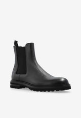 Dolce & Gabbana Leather Chelsea Boots Black A60606 A9P45-80999