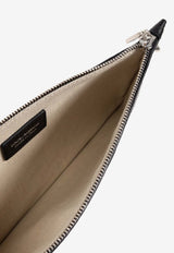 Dolce & Gabbana Croc-Embossed Leather Shoulder Bag Black BP3343 AS422-80999