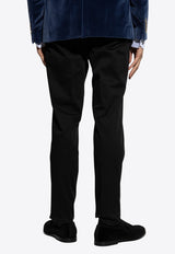 Dolce & Gabbana Tailored Straight-Leg Pants Black GY6IEZ GJ090-N0000