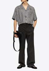 Dolce & Gabbana Printed Bowling Shirt Gray G5JH9T IS1XV-HN5KG