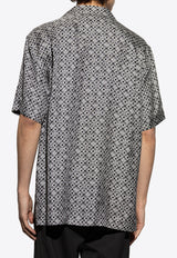 Dolce & Gabbana Printed Bowling Shirt Gray G5JH9T IS1XV-HN5KG