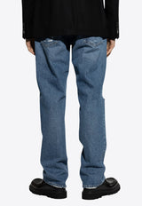 Dolce & Gabbana Distressed Straight-Leg Jeans Blue GP02XZ G8MX2-S9001