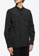 Dolce & Gabbana Logo Embroidered Buttoned Shirt Black G5MR9T G8MH8-N0000