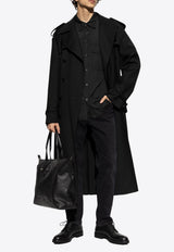 Dolce & Gabbana Logo Embroidered Buttoned Shirt Black G5MR9T G8MH8-N0000