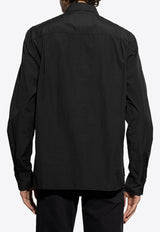 Dolce & Gabbana Logo Embroidered Buttoned Shirt Black G5MR9T G8MH8-N0000