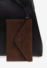 Etro Large Libra Leather Tote Bag Black WP1D0028 AP264-N0000