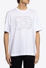 Dolce & Gabbana Printed DG Logo Crewneck T-shirt White G8PN9T G7O4N-W0800