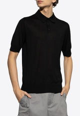 Dolce & Gabbana Embroidered DG Polo T-shirt Black GXZ02Z JBSK3-N0000