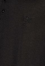 Dolce & Gabbana Embroidered DG Polo T-shirt Black GXZ02Z JBSK3-N0000