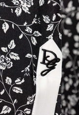 Dolce & Gabbana Floral Print Buttoned Shirt Black G5MM4Z IS1X1-HN5EV
