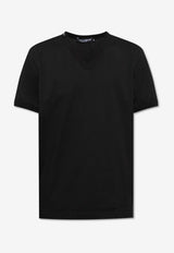Dolce & Gabbana Basic V-neck T-shirt Black G8KG0T FU7EQ-N0000