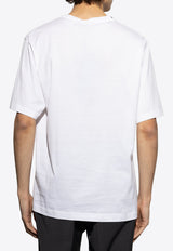 Dolce & Gabbana Graphic Print Crewneck T-shirt White G8PN9T G7O4T-W0800