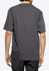 Dolce & Gabbana Logo Print Crewneck T-shirt Gray G8PN9T G7O2D-S8292