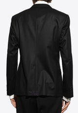 Dolce & Gabbana Double-Breasted Tailored Wool Blazer Black G2TL3T FU21Q-N0000