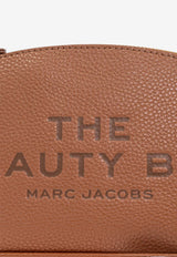 Marc Jacobs Beauty Pouch Bag in Pebbled Leather Brown 2R4SCP003S02 0-212