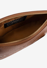 Marc Jacobs Beauty Pouch Bag in Pebbled Leather Brown 2R4SCP003S02 0-212