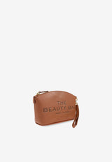 Marc Jacobs Beauty Pouch Bag in Pebbled Leather Brown 2R4SCP003S02 0-212
