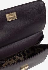 Dolce & Gabbana Medium Sicily Leather Handbag Burgundy BB6003 B1001-8M073