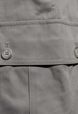 Dolce & Gabbana Loose Cargo Shorts Gray GP0Y3T FUFNV-N0493