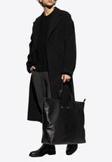 Dolce & Gabbana Monogram Jacquard Silk Sweater Black GXX02T JBSKE-N0000