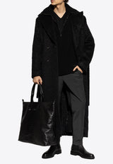 Dolce & Gabbana Wide-Collar Wool Sweater Black GXW42T JCVWK-N0000