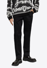 Dolce & Gabbana Logo Plaque Tailored Pants Black GP0K3T FUFL3-N0000