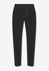 Dolce & Gabbana Logo Plate Tailored Pants Gray GW13ET FURK8-N0542