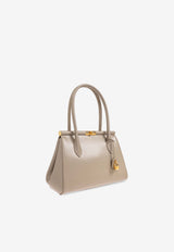 Dolce & Gabbana Marlene Leather Shoulder Bag Beige BB7734 A3G19-8I399