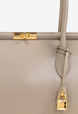 Dolce & Gabbana Marlene Leather Shoulder Bag Beige BB7734 A3G19-8I399