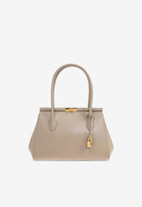 Dolce & Gabbana Marlene Leather Shoulder Bag Beige BB7734 A3G19-8I399